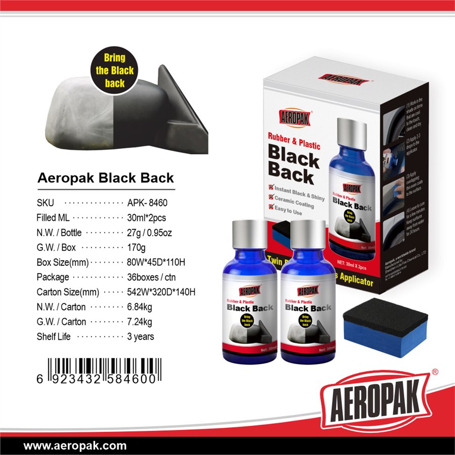 AEROPAK   Black Back
